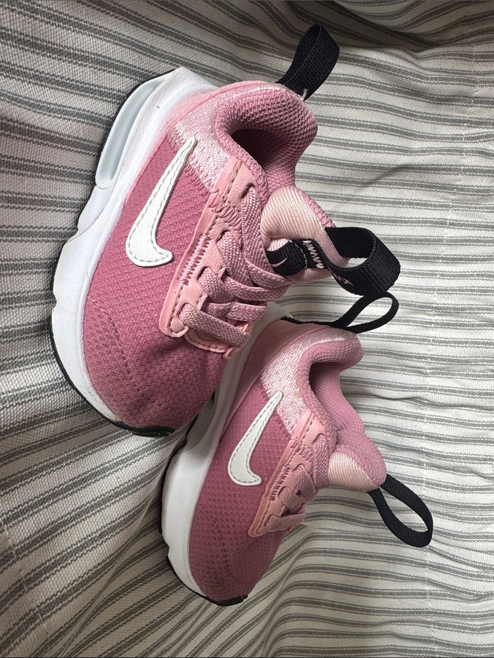 Nike Kids Pink and White Air Max Toddler Sneakers